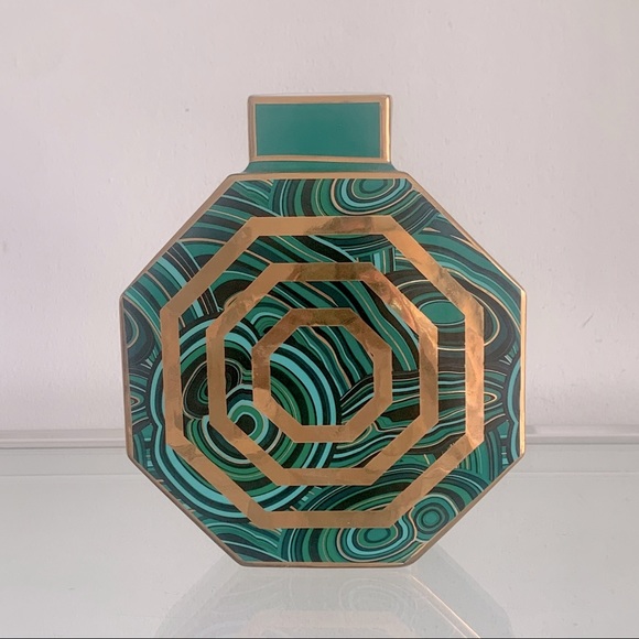 Jonathan Adler Accents Jonathan Adler Green And Gold Vase Poshmark